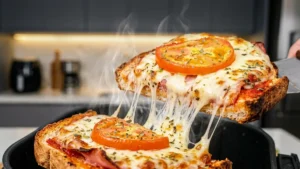 Air Fryer Sandwich Bread Pizza